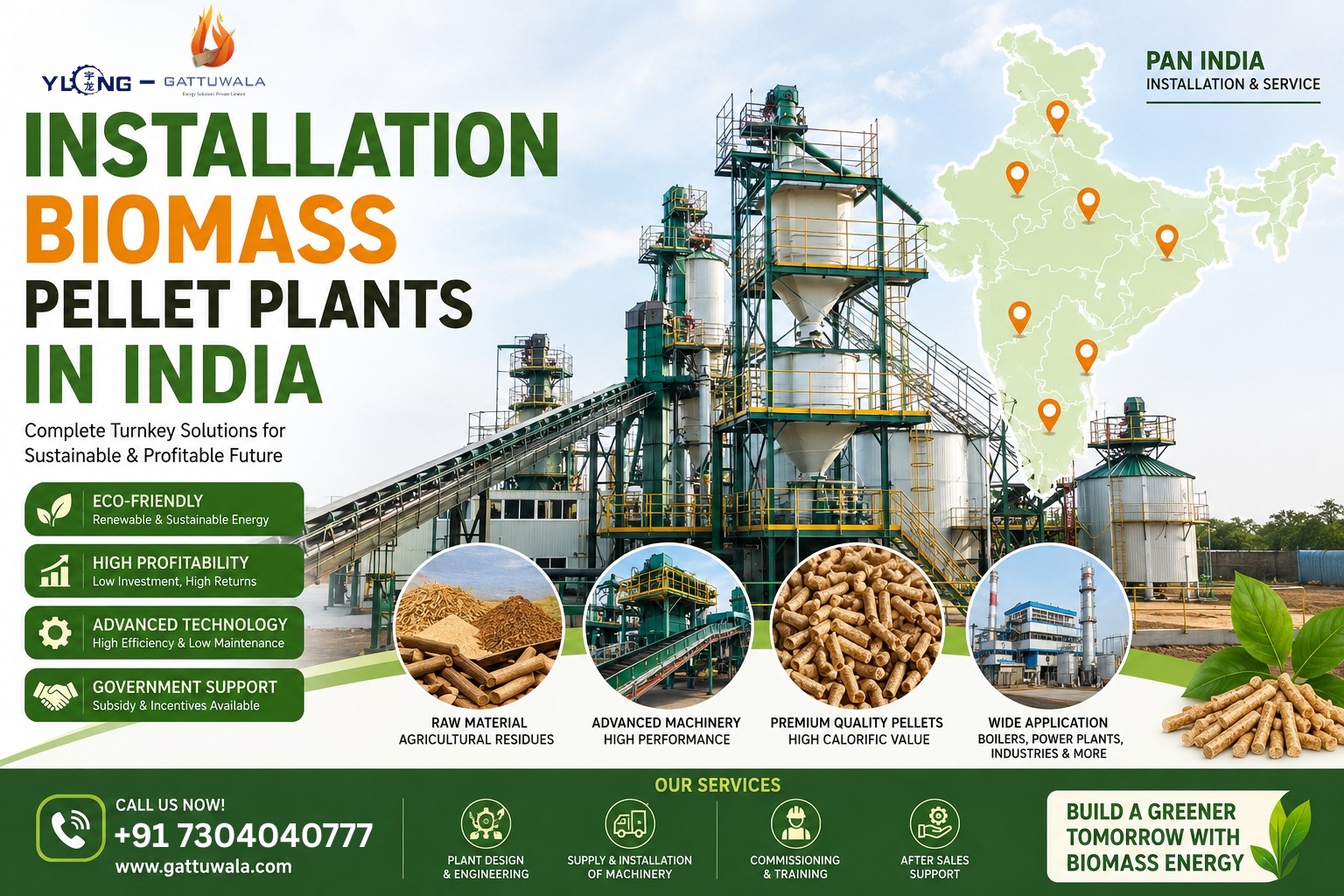 Installation Biomass Pellet Plants