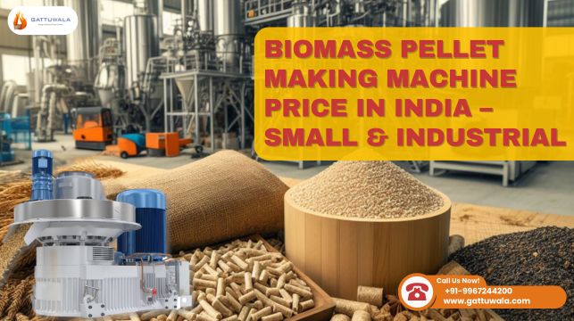 Biomass Pellet Making Machine Price in India – Small & Industrial