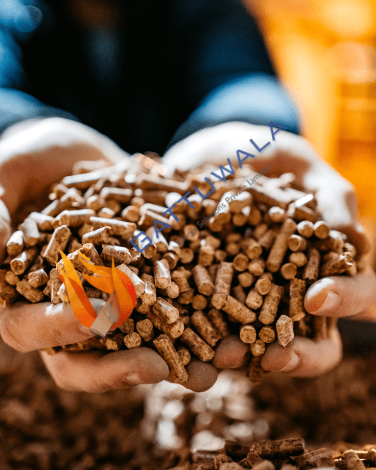 Biomass Pellets after Cooling