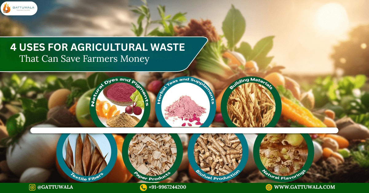 4 Uses for Agricultural Waste pellet
