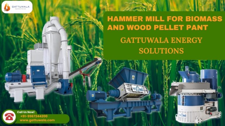 Hammer mill for biomass and wood pellet pant