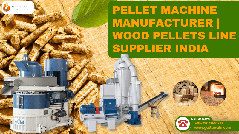 In today’s world of rising energy demands and environmental awareness, biomass energy has become a viable and sustainable alternative. At the heart of this green energy revolution is the pellet machine — a powerful tool that transforms agro and wood waste into eco-friendly fuel pellets. As the demand for cleaner fuels rises in India, so does the need for a reliable Pellet Machine Manufacturer | Wood Pellets Line Supplier India. One name that stands out in this growing industry is Gattuwala Energy, known for innovation, quality, and complete pellet production solutions.