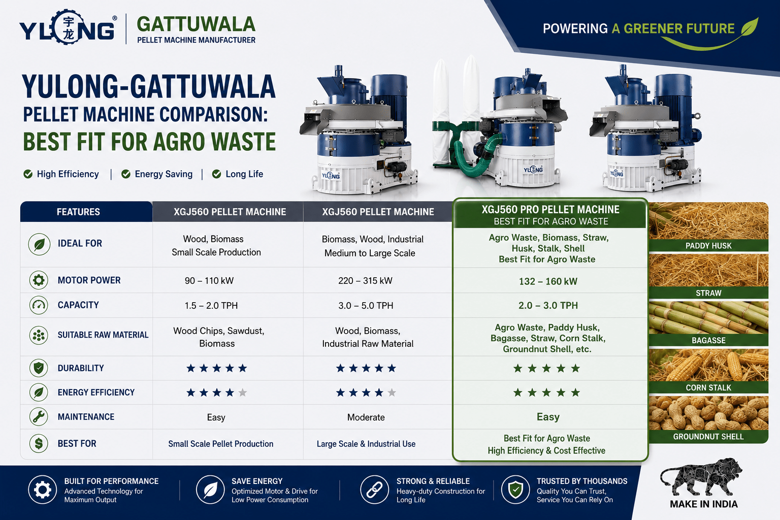 Yulong-Gattuwala Pellet Machine