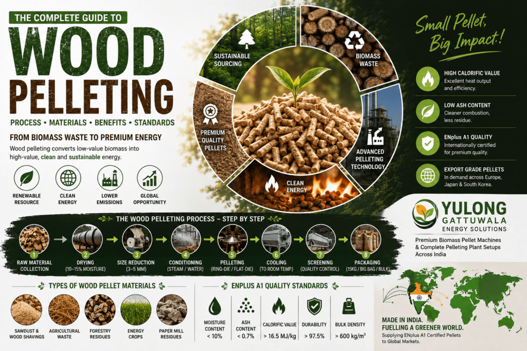 wood pelleting