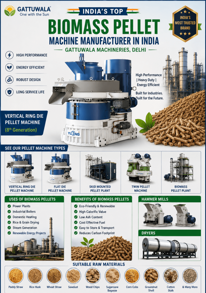 biomass pellet machine manufacturer in India