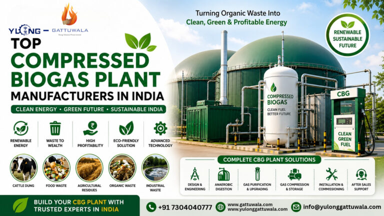 Top Compressed Biogas Plant Manufacturers in India